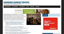 Desktop Screenshot of hongkongbankingservices.com